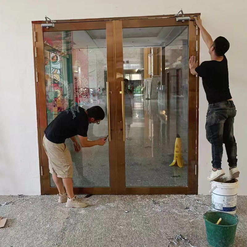 玻璃隔热防火门