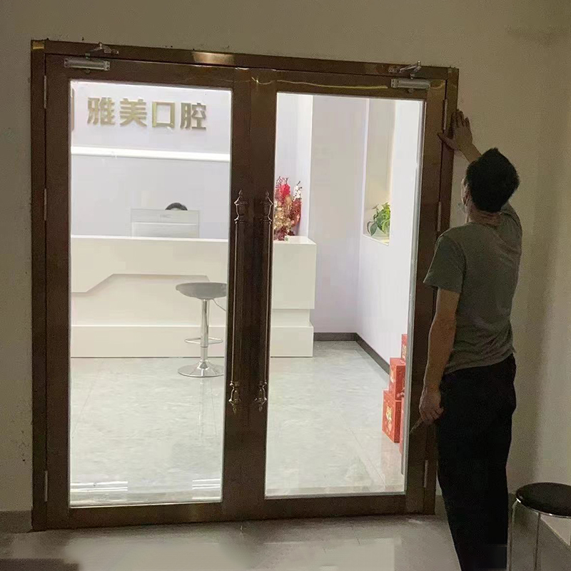 玻璃隔热防火门